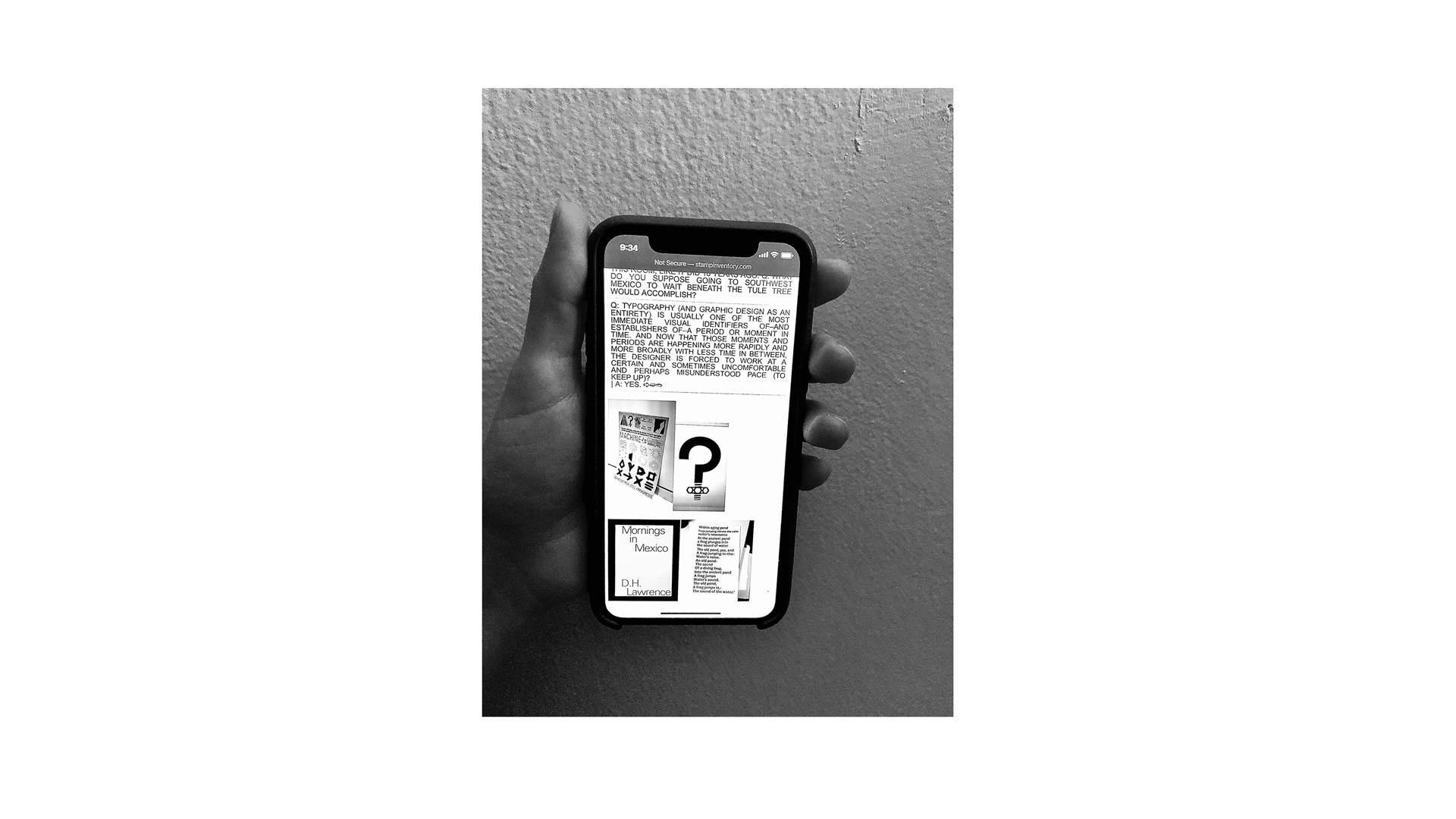 iphone app designed by Bronson Stamp