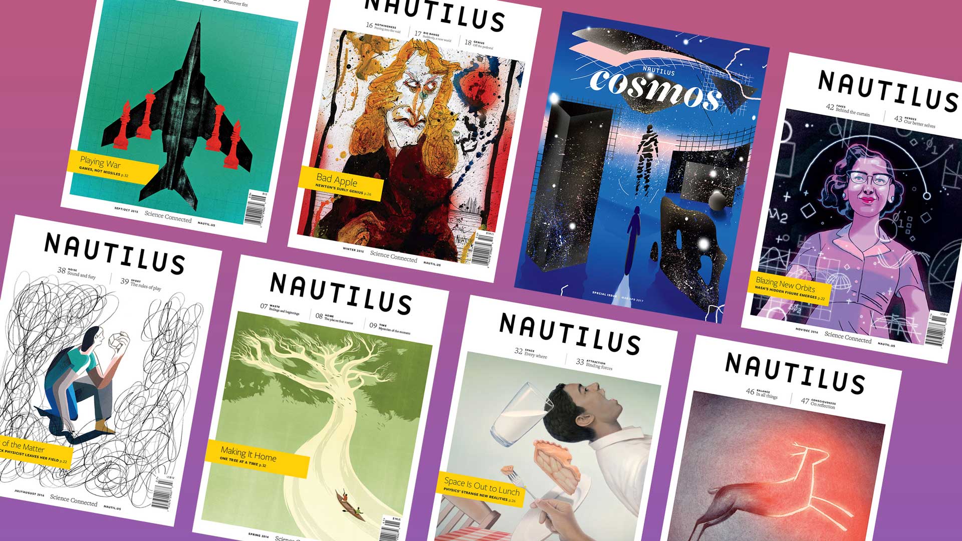 Nautilus magazine covers