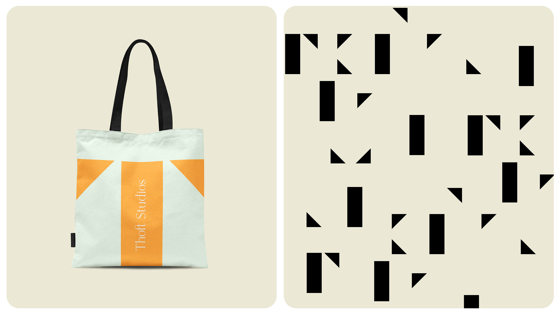 Branding for Thoft Studios: Tote Bag and Type Treatment