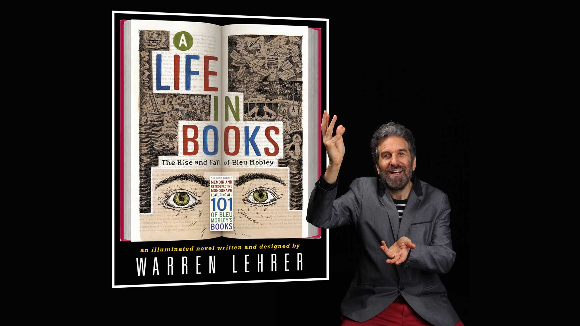 warren with his book