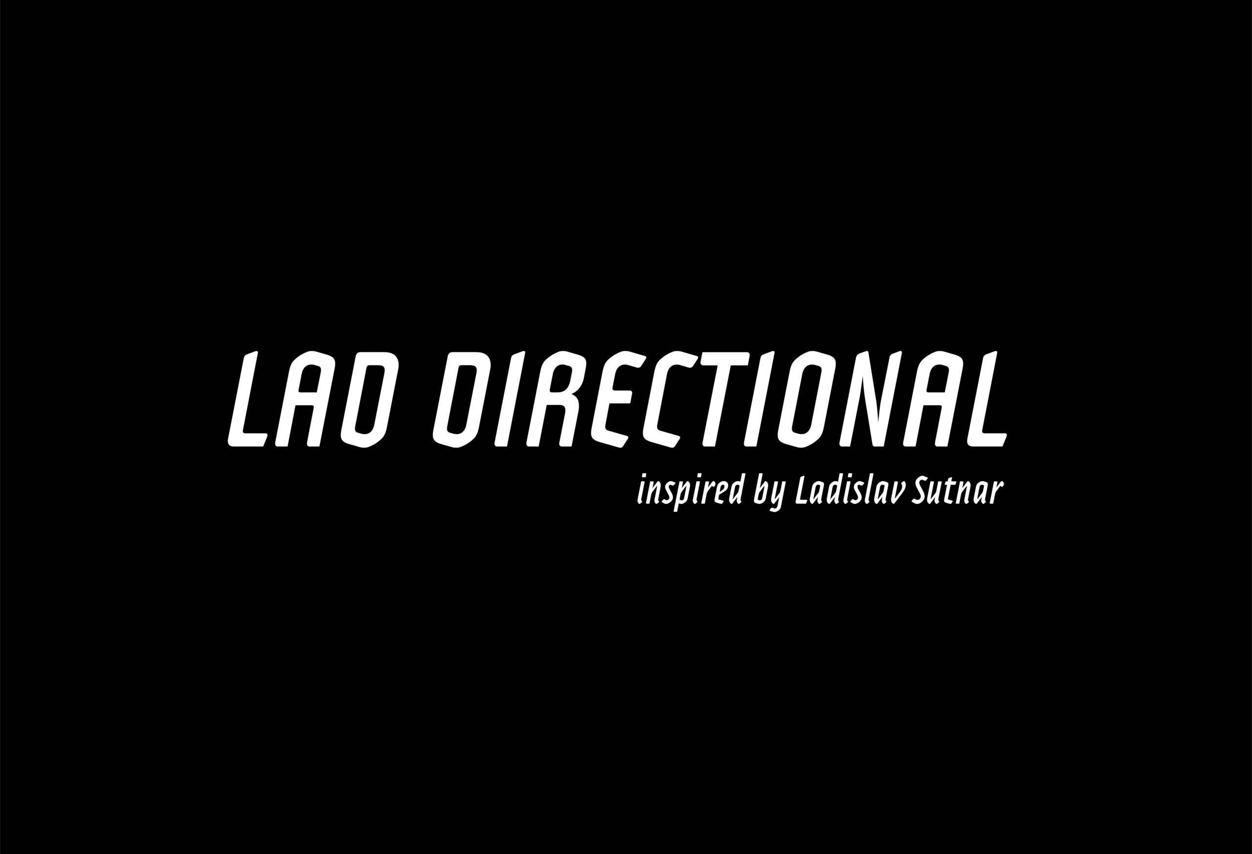 lad directional inspired by sutnar