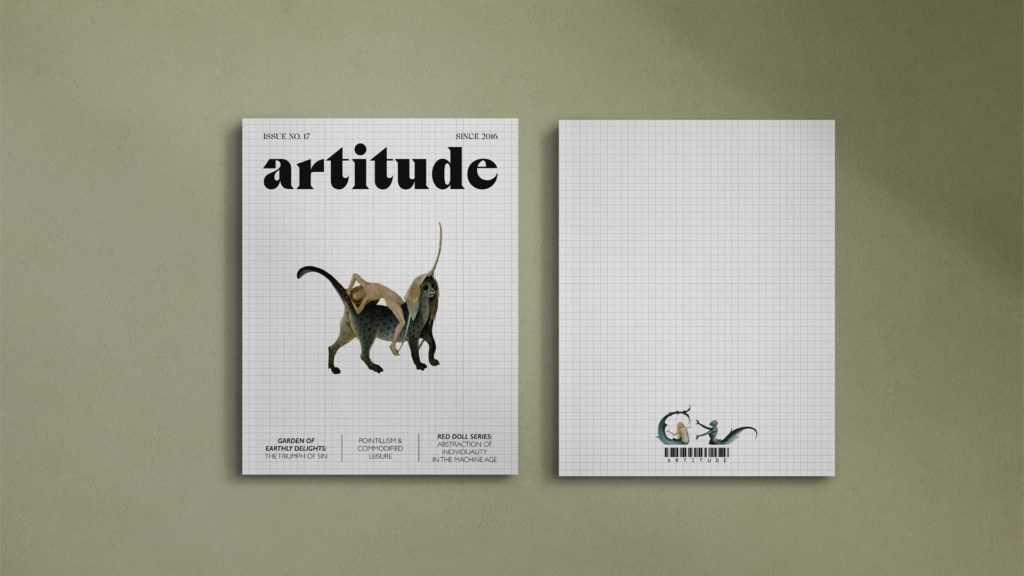 Wei wei Wei Wei "artitude" magazine cover spread