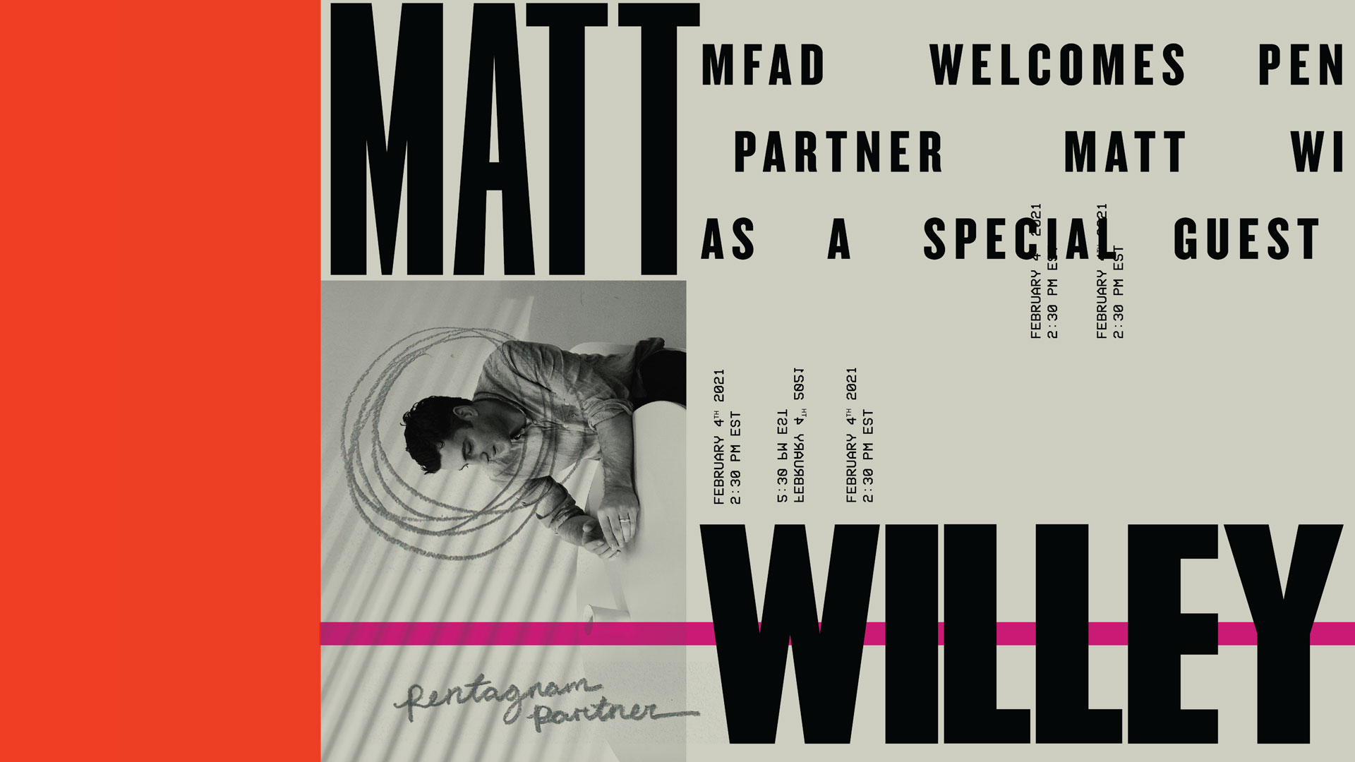 Matt Willey Poster by Julia Hummel