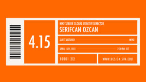 Serifcan Ozcan orange graphic