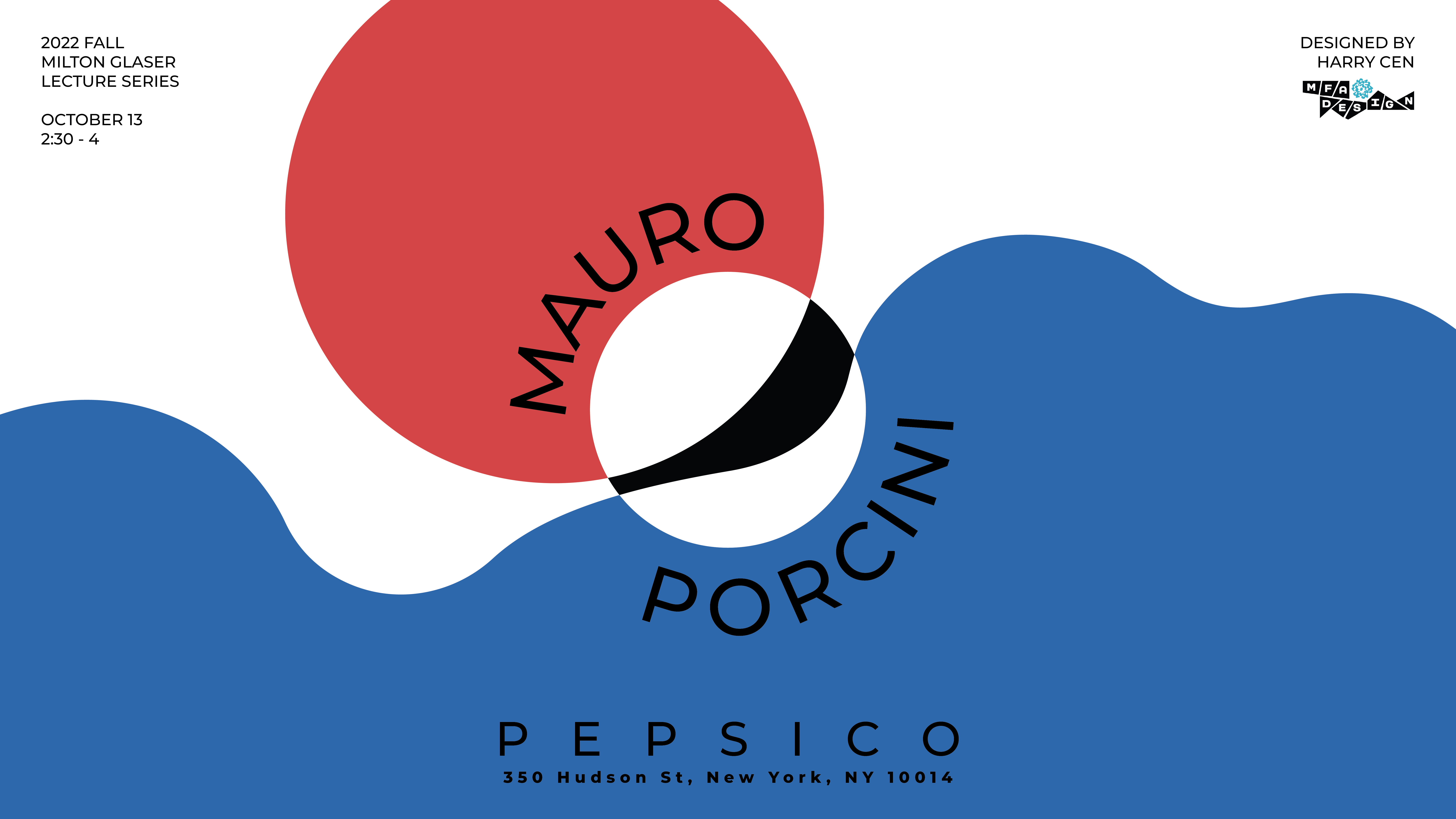 colorful graphic image for studio visit to Mauro Porcini