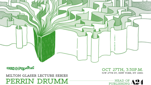 poster design for Perrin Drumm studio visit