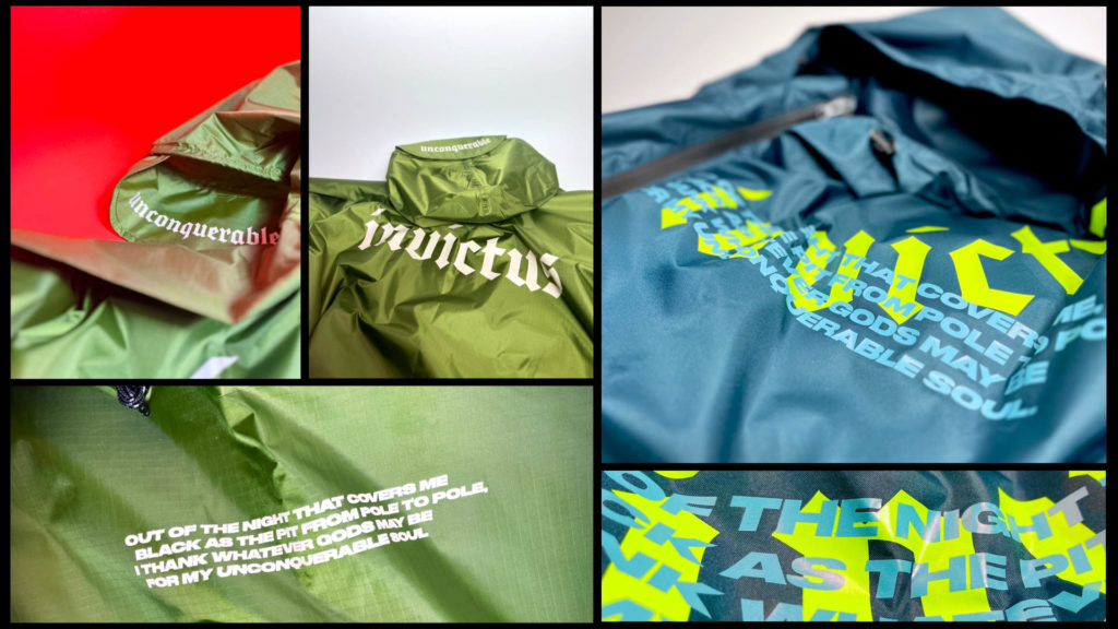 Invictus logo on merchandise