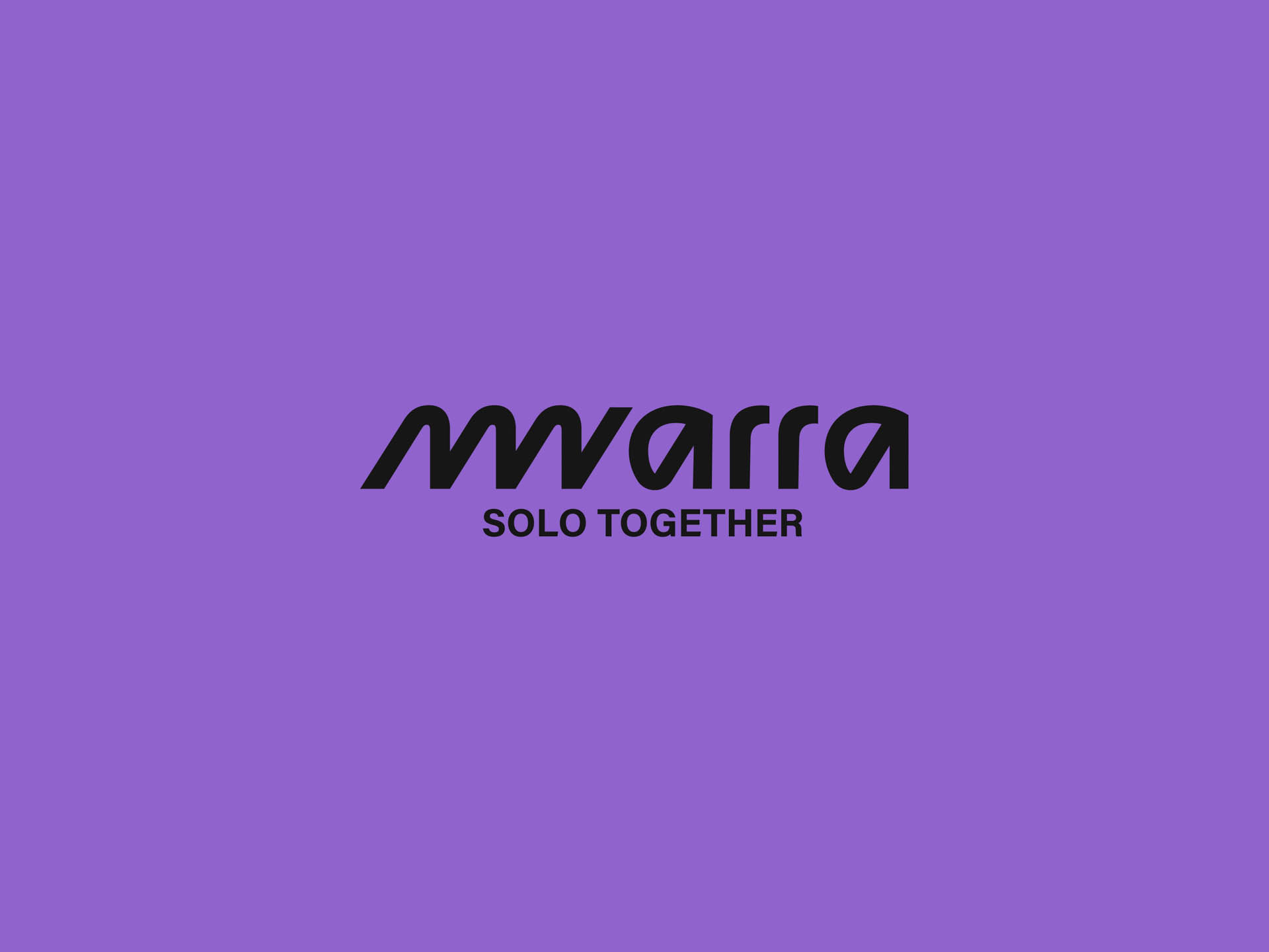 purple background with the Marra logo in black