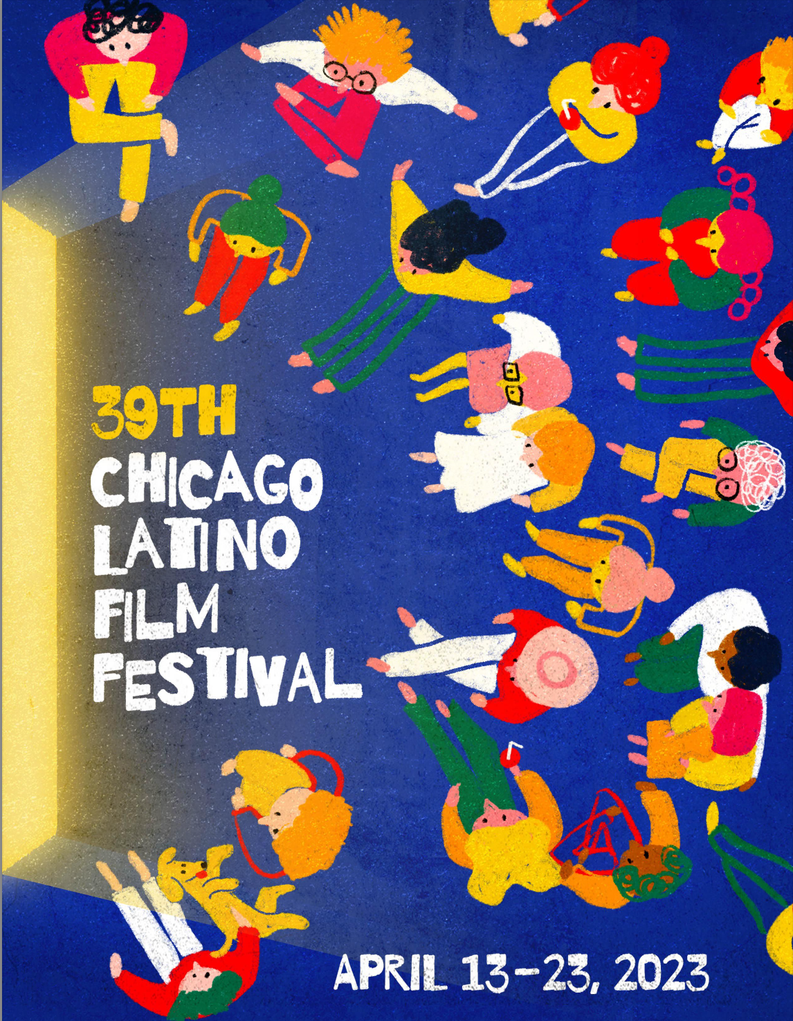 coloruful poster about Chicago Latino film festival
