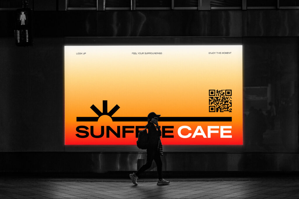 advertisement for Sunffee cafe