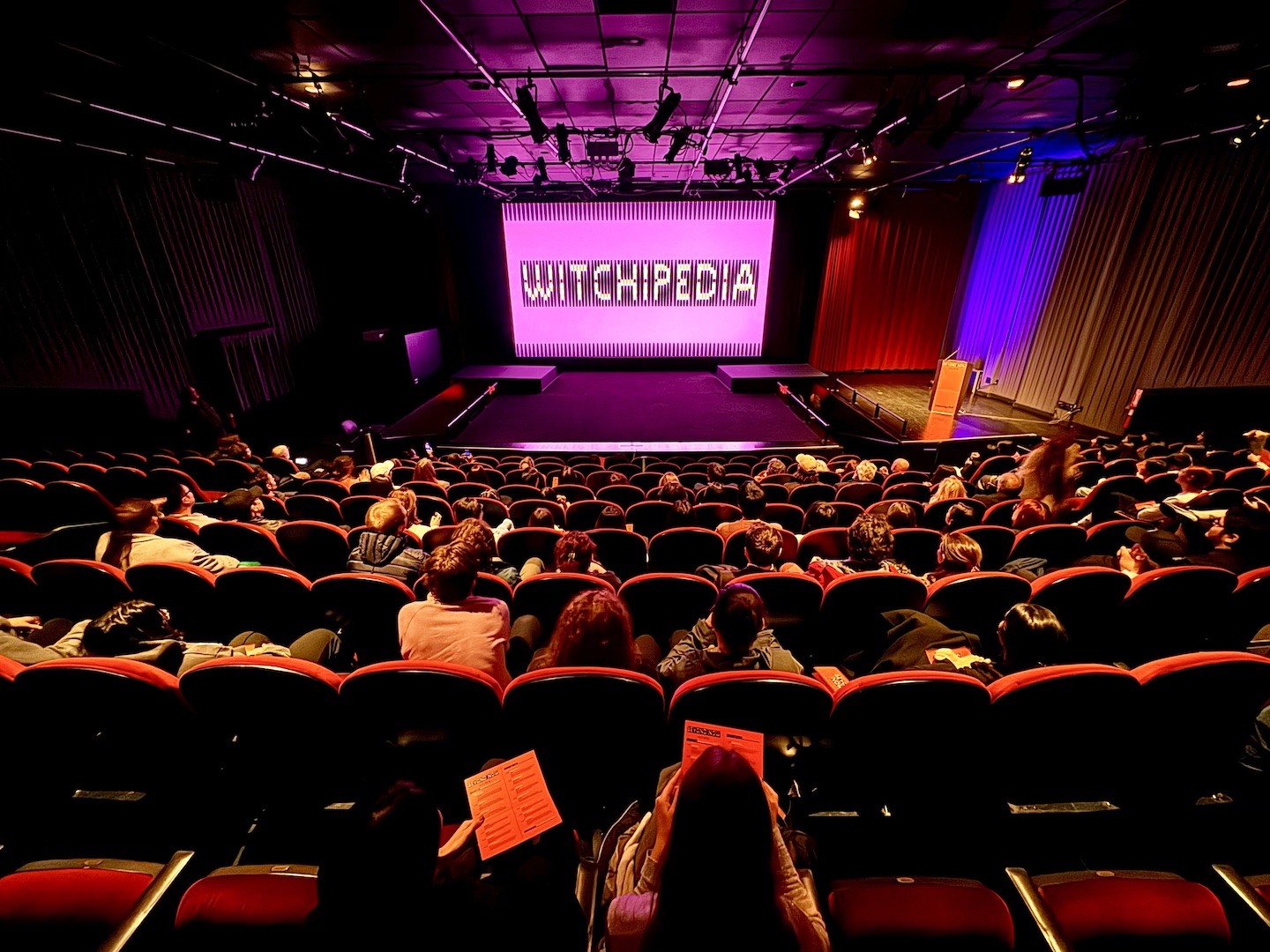 a view from inside the SVA Theatre
