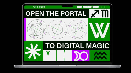 open laptop with the Witchipedia venture home screen