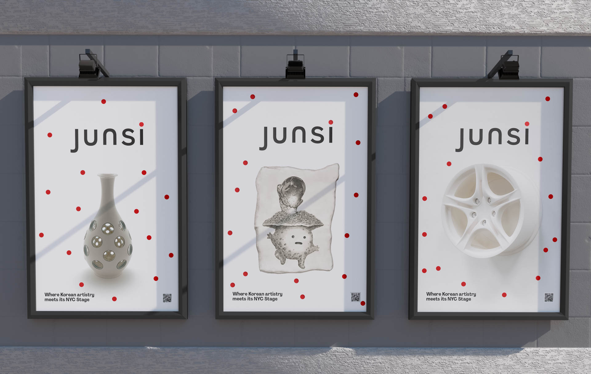 three posters about Junsi venture