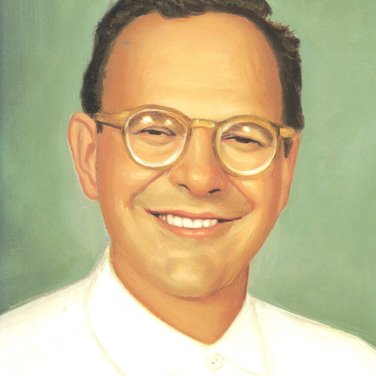 portrait painting of TIbor Kalman