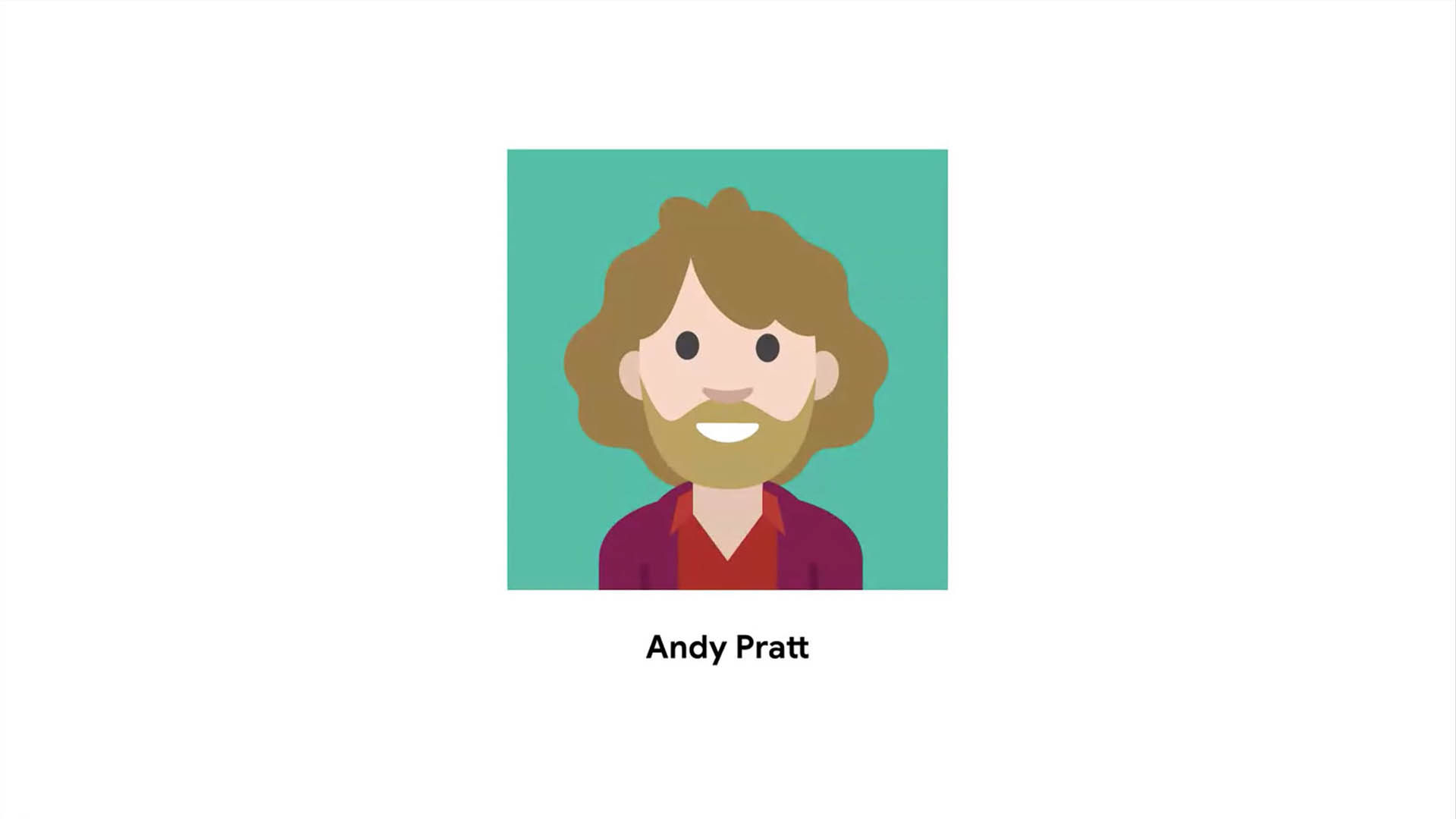 colorful illustration of Andy Pratt