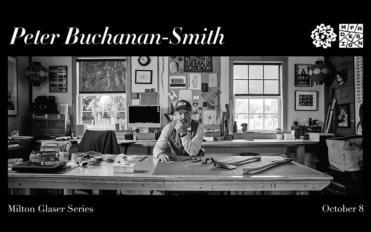 Peter Buchanan-Smith in his Studio, looking surly