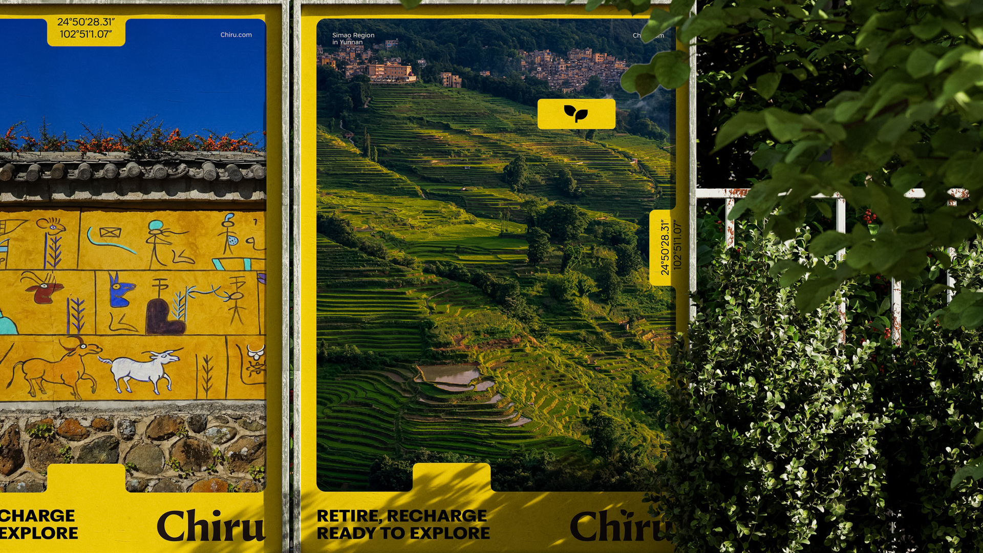 outside wall posters  with landscape pictures for the brand Chiru