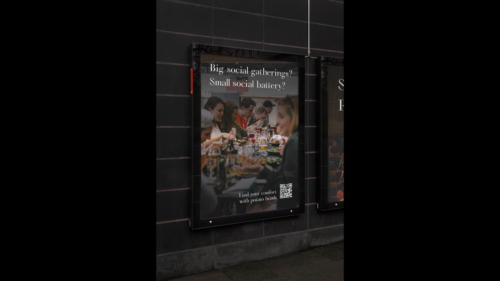 a poster on a wall