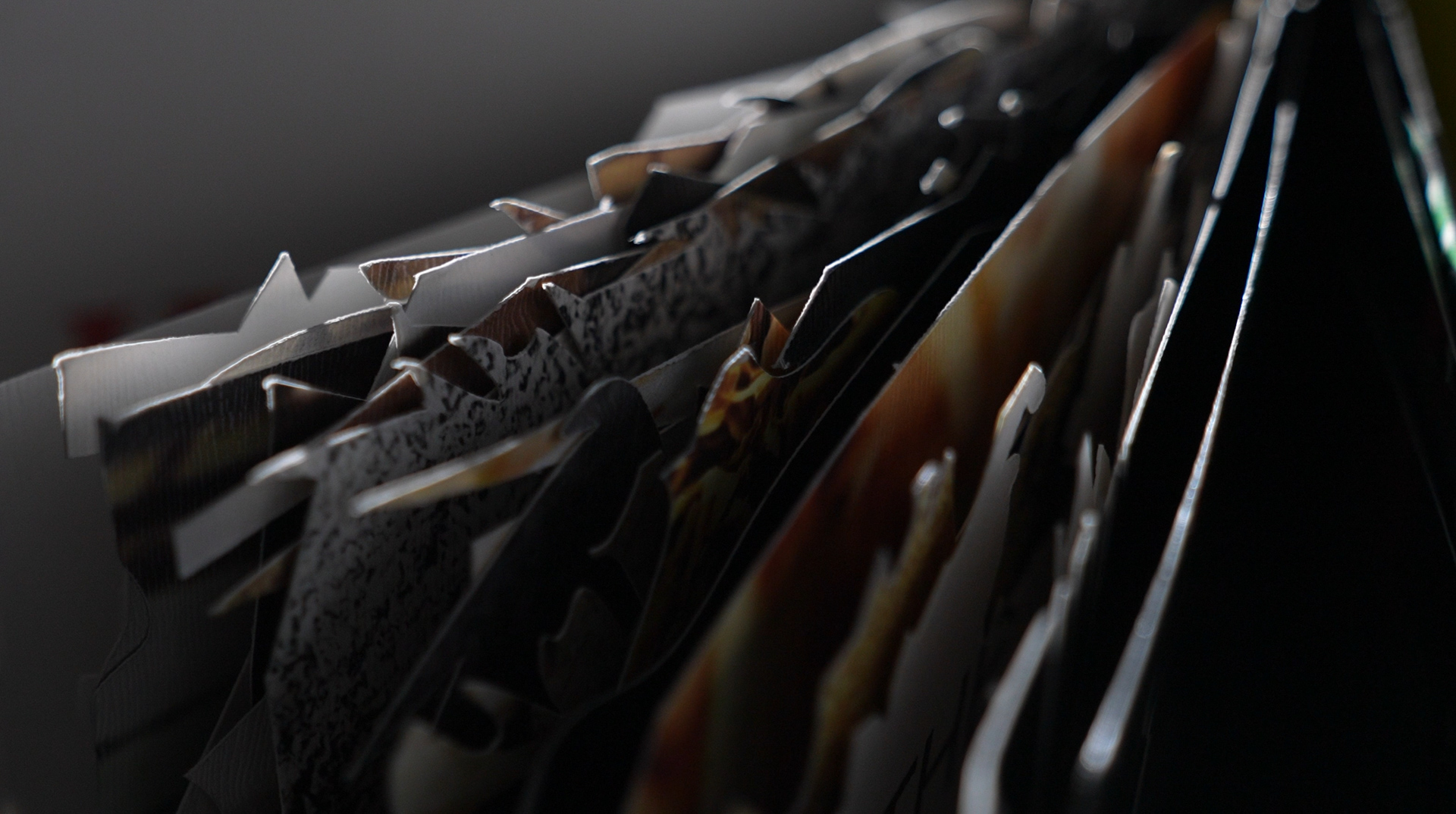 images of waste reused and recycled into a graphic design