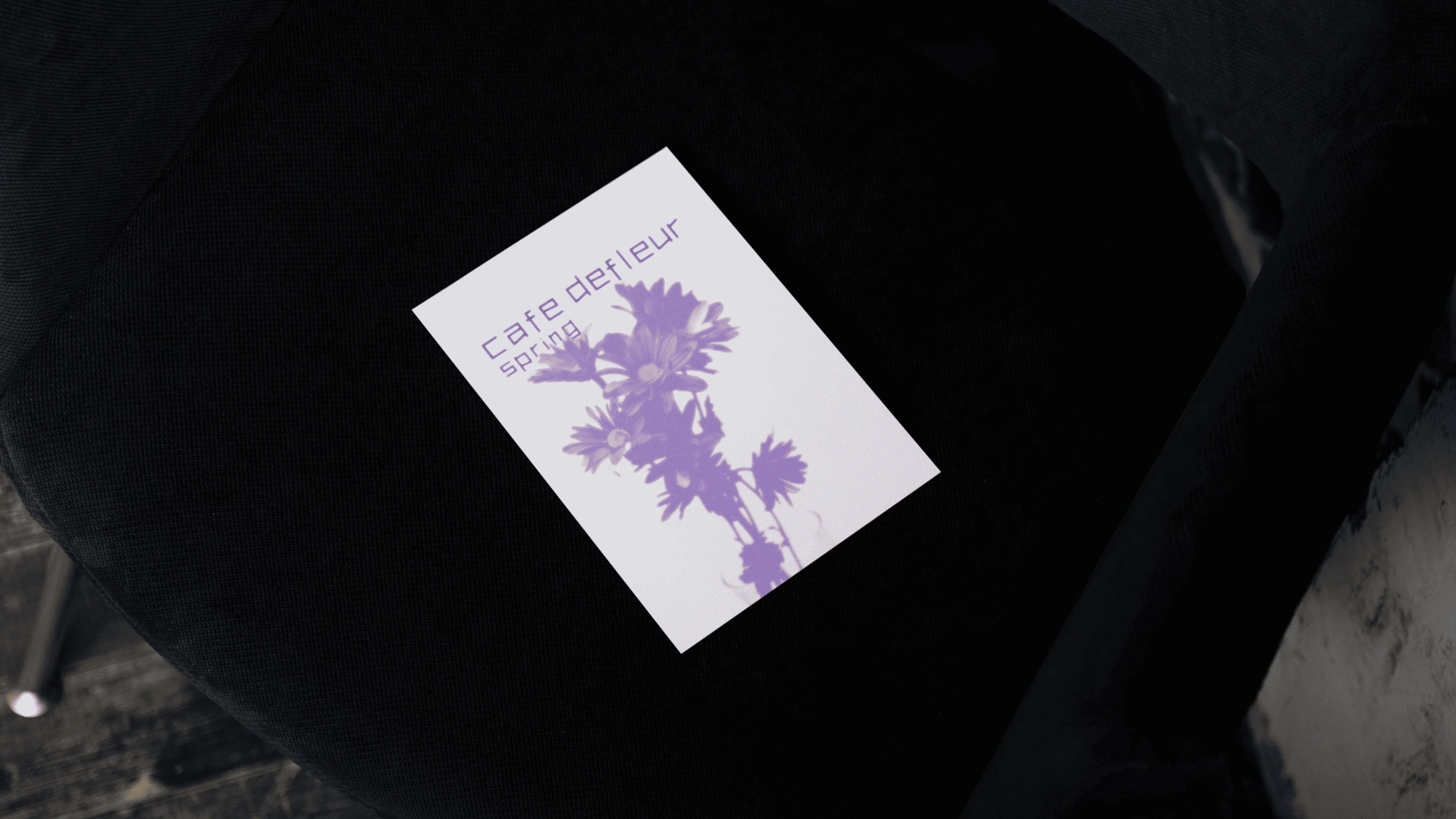 cover of a magazine on a black background